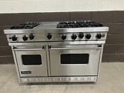 Viking Vgic4856gss 48 Pro Gas Range Oven 6 Burners Griddle Stainless 8 