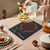 Induction Cooktop One Burner Electric Cooktop Electric Ceramic Stove Led Touch