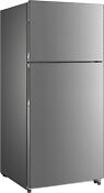 Avanti 18 Cu Ft Apartment Size Refrigerator Stainless Steel