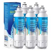 5 Pack Fit For Lg Lsxs26366s Lg Lt800p Adq73613401 Fridge Water Filter Icepure