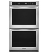 Kitchenaid 27 Built In Double Electric Convection Wall Oven Kebs279bss
