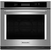 Kitchenaid Kose500ess Stainless Convection Single Wall Oven
