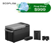 Ecoflow Glacier Car Refrigerator 40qt Electric Cooler With Ice Maker For Camping