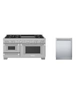 Thermador Pro Grand 60 Dual Fuel Range Prd606wesg 24 Dishwasher Dwhd560cfp
