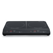 Induction Cooktop 2 Burner Electric Cooktop Induction Cooker Touch Screen 1800w
