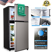 4 0 Cu Ft Apartment Office Size Refrigerator W Freezer 7 Temperature Modes Hot