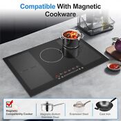 Induction Cooktop 5 Burner 30inch Electric Stove Top Induction Sensor Touch 240v