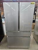 Ge Caf Cge29dm5ts5 36 Platinum Glass French Door Refrigerator Nob 144043