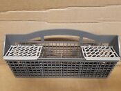 Clean Whirlpool Maytag Dishwasher W10438331 Silverware Cultery Basket Grey