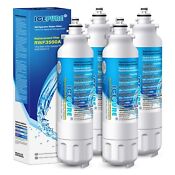 4 Pack Fit Lg Lt800p Kenmore 9490 Adq73613401 Refrigerator Water Filter Icepure