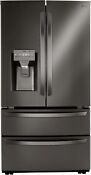 Lg Lmxc22626d 36 Black Stainless Steel French Door Refrigerator Nib 315350