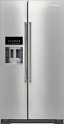 Kitchenaid Krsf505ess 24 8 Cf Side By Side Refrigerator With Ice And Water Disp 