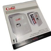 Diet Coke 6 Can Personal Mini Fridge Cooler 120v Ac Or 12v Dc Home Car Boat Nob