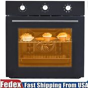 24 Single Wall Oven Built In Electric Ovens 2 5 Cu Ft With Air Frying Function