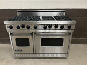 Viking Vgsc4866qss 48 Pro Gas Range Oven 6 Burners Grill Stainless 1 