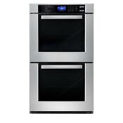 30 In Electric Double Wall Oven Open Box With Turbo True European Convection