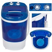 Mini Washing Machine Compact Single Tub 9lbs Washer And Dryer W Timer Control