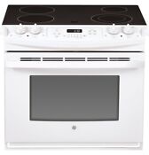 Ge Jd630dtww 30 Inch Drop In Electric Range White On White