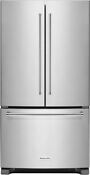 Kitchenaid Krff305ess 36 Inch Freestanding French Door Refrigerator