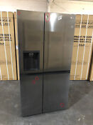 Lg Lrsxs2706v 27 Cu Ft Side By Side Refrigerator W Pocket Handles 29 