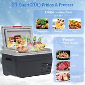 Smad Car Mini Fridge 20 Litre 12 24v Refrigerator For Truck Rv Boat Picnic