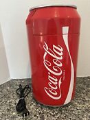 Coca Cola Coke Can Mini Fridge Koolatron Counter Top Rv Or Home With Power Cord