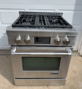 Jenn Air 30 Pro Style Gas Stainless Convection Oven Range Jgrp430wp01 Tested