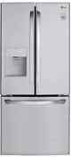 Lg 30 Inch Freestanding French Door Refrigerator Brand New Lfds22520s