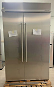 Kitchenaid Kbsn608ess 48 Stainless Steel Built In Side By Side Refrigerator