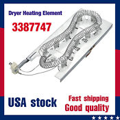 3387747 Dryer Heating Element For Whirlpool Kenmore Roper Ap6008281 Ps11741416
