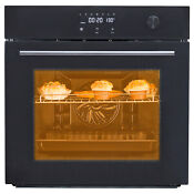 24 Single Wall Oven W 2 5cu Ft And 8 Baking Modes Built In Electric Oven