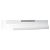 Range Hood Oven Stove 24 Inch Steel Non Ducted Under Cabinet White