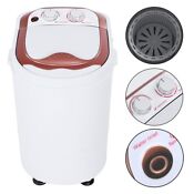 110v Mini Portable Washing Machine Semi Automatic Laundry Washer Spinner F Dorm