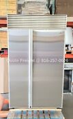 Reconditioned Sub Zero 48 Refrigerator With Perfect Stainless Steel Doors 