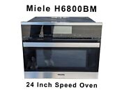 Miele Pureline H6800bm 24 Inch 220v Speed Oven Microwave Stainless Demo Model