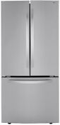 Lg Lrfcs25d3s 33 French Door Refrigerator With 25 1 Cu Ft Capacity Stainless