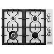 Zline 30 Dropin Cooktop With 4 Gas Burners Stainless Steel Kitchen Rc30
