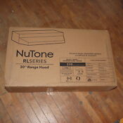 Nutone Non Ducted Range Hood White 30 Dented On Right Side Of Vent And Lid