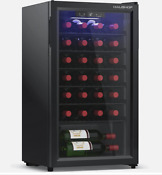 Wine Cooler Refrigerator 33 Bottle 19 Free Standing Under Counter Quiet Haushof