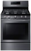 Samsung Nx58j5600sg 30in Gas Range W 5 8 Cu Ft Convection Oven Black
