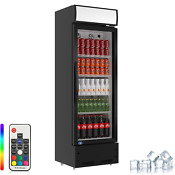 Commercial Glass Door Merchandiser Beverage Refrigerator Display Cooler Bar New