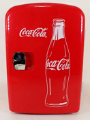 Coca Cola Koolatron Kwc 4 6 Can Compact Mini Refrigerator Red W Power Supply