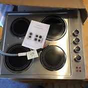 24 Inch Electric Cooktop Hobsir 4 Burners Built In Electric Stove Top 9 Heating