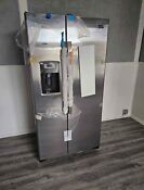 Ge Gss25gshss 36 Inch Freestanding Side By Side Refrigerator Stainless Steel