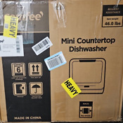 Comfee Cdc17p0awb Portable Mini Countertop Dishwasher White New Open Box