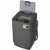 Portable Washing Machine 13 5lbs Full Automatic Spin Washer Built In Drain Pump