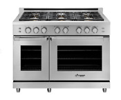 Dacor Professional 48 Stainless Freestanding Professional Gas Range Hgpr48sng