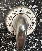 Vtg Chambers Gas Range Stove Model A B Parts Oven Thermostat Dial Knob