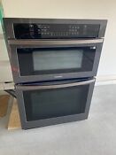 Samsung 30 Microwave Combination Wall Oven With Wifi Black Stainless Steel
