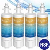 4 Pack For Lg Lt700p Adq36006101 Adq36006102 46 9690 Refrigerator Water Filter